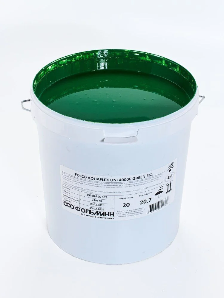 Серия водных печатных красок для невпитывающих материалов FOLCO AQUAFLEX UNI