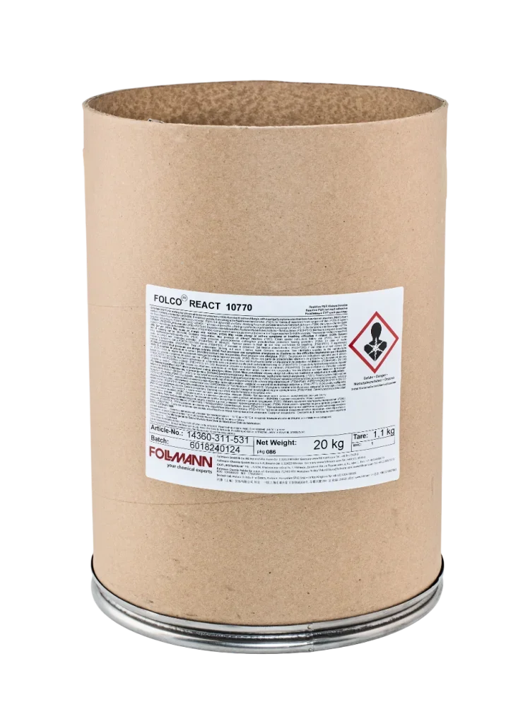 Полиуретановый клей-расплав (ПУР/PUR) для окутывания профилей FOLCO REACT 90772, 20 кг