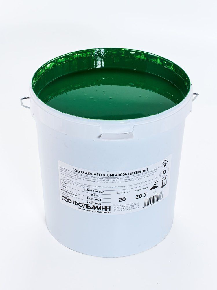 Серия водных печатных красок для невпитывающих материалов FOLCO AQUAFLEX UNI