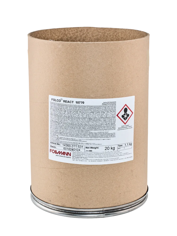 Полиуретановый клей-расплав (ПУР/PUR) для окутывания профилей FOLCO REACT 90772, 20 кг